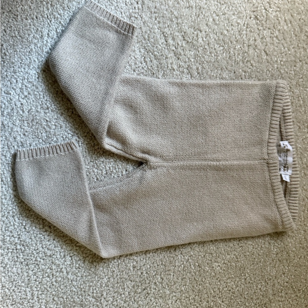 Bonpoint Cashmere Wool Baby Pants 12M 1Y Beige